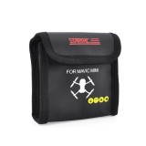 Geanta ignifuga STARTRC transport 2 baterii drona DJI Mini 3 Pro, DJI Mini 2/1, rezistenta la foc si apa