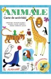 Animale. Carte de activitati. Peste 100 de autocolante - Alain Gree