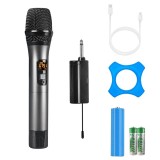 Cumpara ieftin Microfon profesional Wireless dinamic UHF cu mini receptor portabil