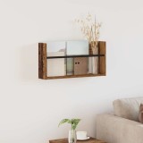 vidaXL Raft pentru reviste Lemn vechi 60 x 12 x 30 cm Lemn compozit 890800