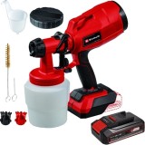 Einhell TC-SY 18/60 Li PXC- Pistol de vopsit 0.8 l 600 g/min + Acumulator Li-Ion 18 V 2.5 Ah