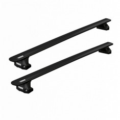 Bare transversale Thule Evo Clamp Black pentru Peugeot 5008 (fara bare), 5 usi, model 2009-2017