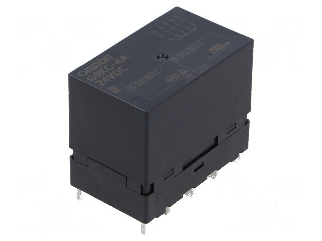 Releu electromagnetic 4PST-NO cu bobină de 24VDC
