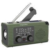 Radio multifunctional solar 5000 mAh cu lanterna si SOS Kruger&amp;Matz