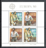 Portugalia.1980 EUROPA:Personalitati-Bl. SE.498