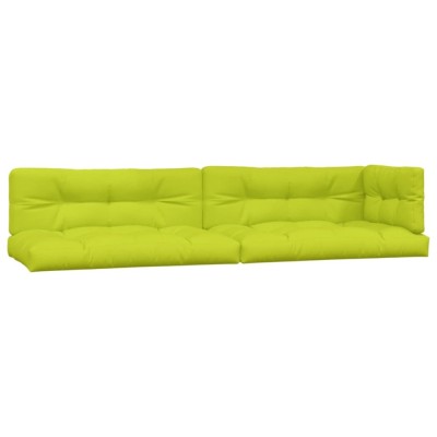 Perne de paleti, 5 buc, verde aprins, material textil foto