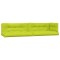 Perne de paleti, 5 buc, verde aprins, material textil