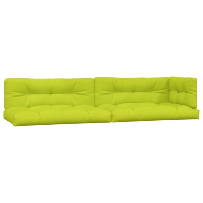 Perne de paleti, 5 buc, verde aprins, material textil