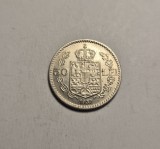 Moneda 50 Lei 1937 Argint, Regele Carol al II-lea, Rom&acirc;nia