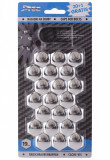 Set Capacele Prezoane J-Tec 19MM Crom J21304