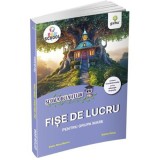 Fise de lucru grupa mare scoala bufnitelor, 148 pagini, ilustrata, 6 ani, educative, gandirea