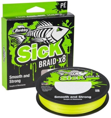 Fir Textil BERKLEY Sick Braid, Flame Green, 0.39mm, 46.3kg, 150m foto