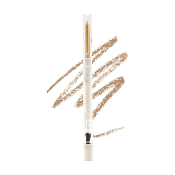 Creion de ochi moale, gel, Global Fashion, Dourado cu sclipici