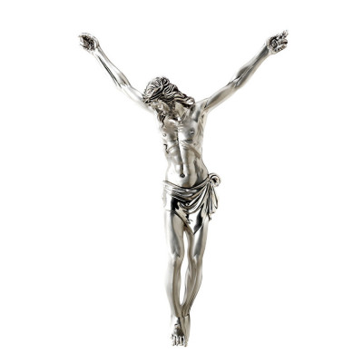 Crucifix Argint 22 cm COD: 2830 foto