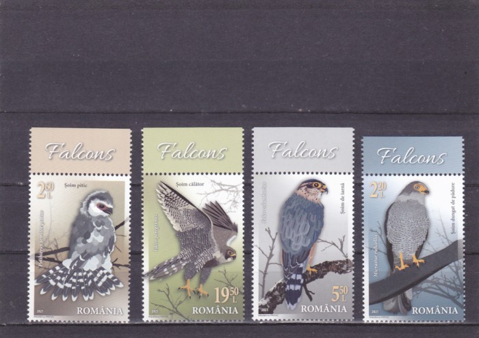 ROMANIA 2021 - PASARI SOIMI, SERIE CU TABS,MNH - LP 2315.