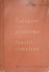 CULEGERE DE PROBLEME DE FUNCTII COMPLEXE-MARIUS STOKA-223236 foto