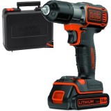 Black Decker BDCD18K - Masina de gaurit si insurubat cu 1 acumulator Li-Ion 18 V 1.5 Ah 30 Nm valiza plastic