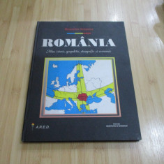 ROMULUS SEISANU--ROMANIA - ATLAS ISTORIC, GEOPOLITIC, ETNOGRAFIC SI ECONOMIC