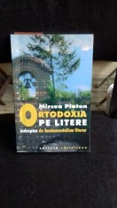 ORTODOXIA PE LITERE - MIRCEA PLATON foto