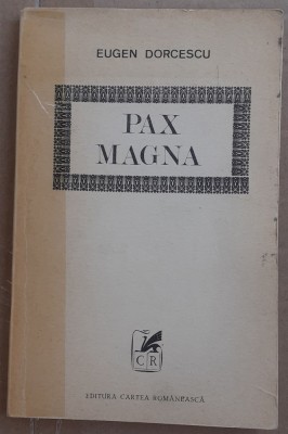 (C533) EUGEN DORCESCU - PAX MAGNA (VERSURI - VOLUM DE DEBUT) foto