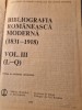 Bibliografia romaneasca moderna 1831 - 1918 volumul 3 L - Q Gabriel Strempel