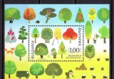 Bulgaria 2015 - Ecologie &ndash; Silvicultură &icirc;n Bulgaria, colita MNH