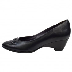 Pantofi dama, din piele naturala, San Savana, B908-1, negru foto