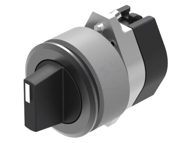 Comutator rotativ 30mm negru EAO OptoHiT IP65