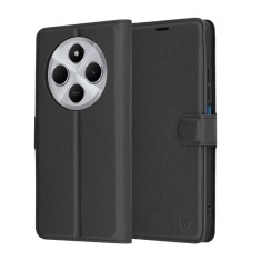 Husa Xiaomi Redmi 14C Techsuit Leather Folio, negru foto