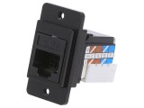 Soclu RJ45 DualSlim Cat6a 8p8c IDC Metalic