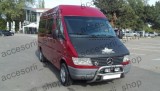 Husa Capota Mercedes Sprinter 1997-1999, Piele Ecologica Neagra, Prindere cu Carlige