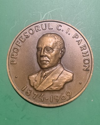 Medalie Profesorul C.I.Parhon 1874-1969 foto
