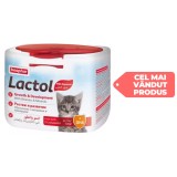 Lapte Praf Pisici Lactol Kitten, 250g, cu DHA, Formula Completa, Suport Creier, Oase si Imunitate, Hrana Pisoi
