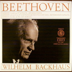 VINIL Wilhelm Backhaus / Beethoven ‎– Wilhelm Backhaus Spielt Beethoven - EX -