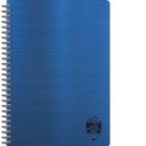 Caiet A4 80 file, spira hartie Ivory, romana, DACO, culoare albastru