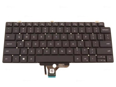 Tastatura Laptop, Dell, Latitude 7310, 01VJ7V, 1VJ7V, iluminata, layout US foto