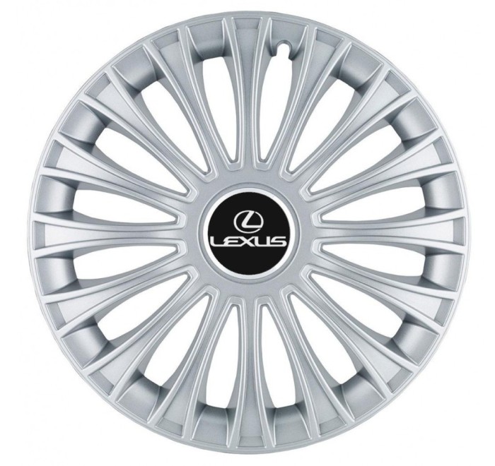 Set 4 Capace Roti, potrivite jantelor de R14, pentru Lexus, model dino cromat