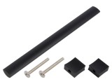 Manetă Aluminiu Negru Mat 30,5mm x 180mm x 15,5mm