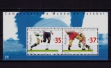 ✅(C39) Angola 2002 ,&quot; C.M. fotbal Japonia/ Coreea de Sud 2002 &quot;, serie block nr. 100 Michel 1666/67 ,C.V. 10 Є , MNH