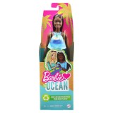 Papusa Barbie Travel aniversare 50 de ani Malibu, bruneta, 3 ani+, Mattel