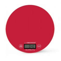 Cantar de bucatarie Esperanza Mango EKS003R max. 5kg Rosu