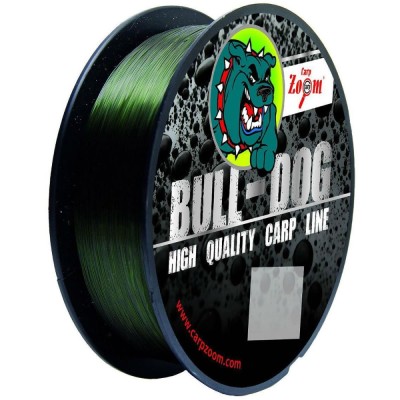 Fir Monofilament Carp Zoom Crap Bull-Dog Dark Green, 300m, 0.40mm, 19.35kg foto