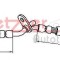Conducta / cablu frana MAZDA 6 Station Wagon (GY) (2002 - 2007) METZGER 4110709