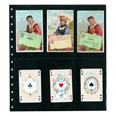 Set 5 folii negre, Favorit Special, cu 12 buzunare verticale de 145 x 82 mm foto