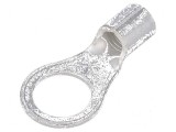 V&acirc;rf inelar M10 6,64-10,5mm2 cupru neizolat crimpat pe cablu