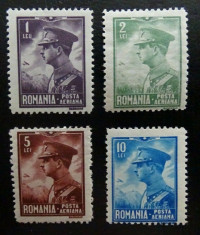 Romania LP 87 , Carol al II lea , Posta aeriana , MH/** foto