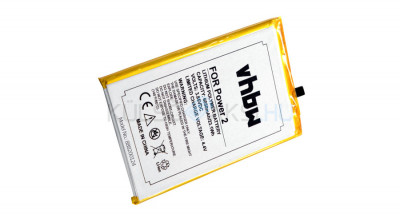Baterie de telefon mobil VHBW Ulefone Power 2 - 6050mAh, 3.85V, Li-polymer foto