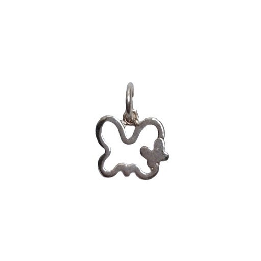 Pandantiv, jolie silver, argint 925, model fluture dublu, 0.9g, 1.2 cm x 1.2 cm
