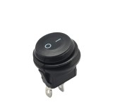 Intrerupator basculant rocker ON-OFF cu mentinere, ermetic, SPST, 6A 250V AC, montaj panou, 20mm, IP67, KCD1-101-11