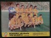 Carte poștală cu Gheorghe Hagi si echipa de fotbal a Rom&acirc;niei